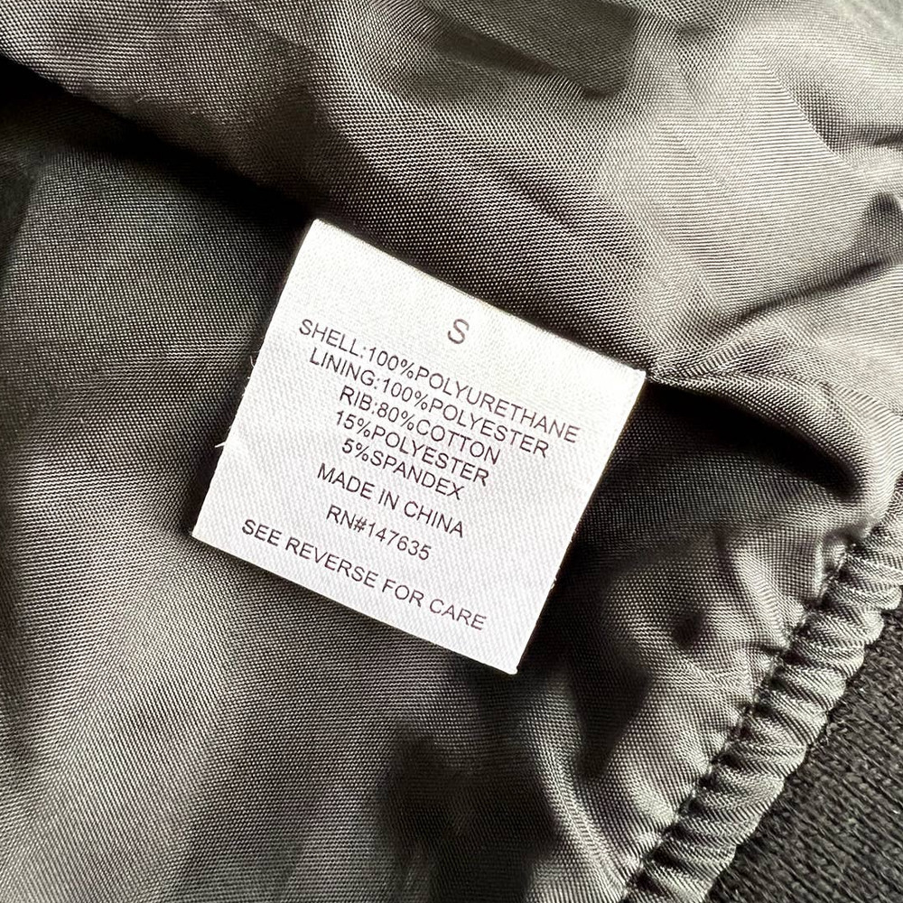 Romeo & Juliet Vegan Leather Moto Jacket Black Size Small - Picture 11 of 13